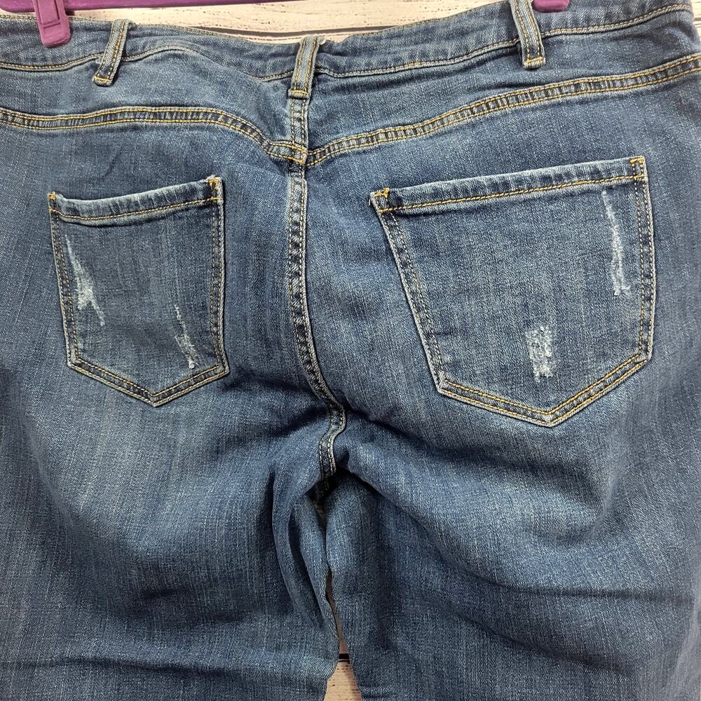 Lane Bryant Distressed Skinny Jeans Size 22 - Picture 8 of 9